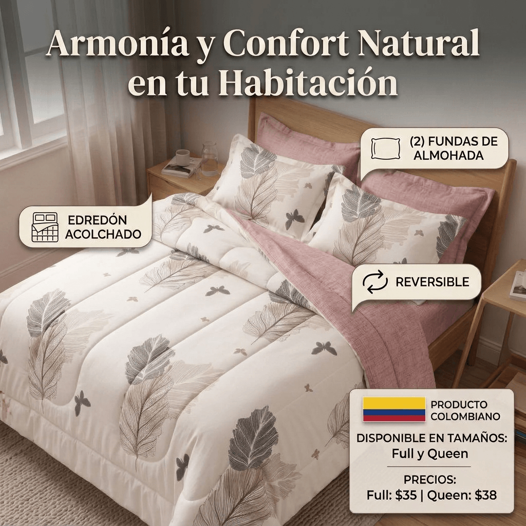 COMFORTER SPAZIOS DISEÑO 100