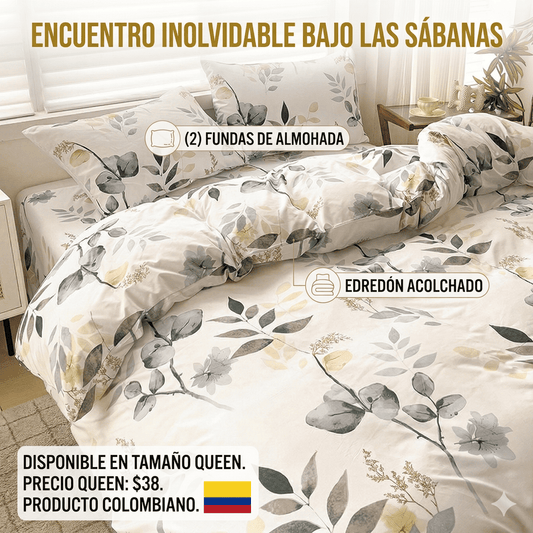 COMFORTER SPAZIOS QUEEN DISEÑO 74
