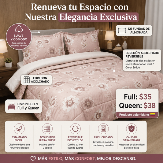 ⭐NUEVO💤 COMFORTER SPAZIOS DISEÑO 05