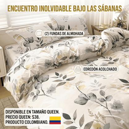 COMFORTER SPAZIOS QUEEN DISEÑO 74
