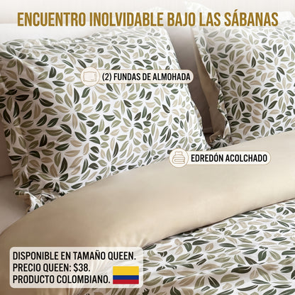 ⭐NUEVO💤 COMFORTER SPAZIOS DISEÑO 98C