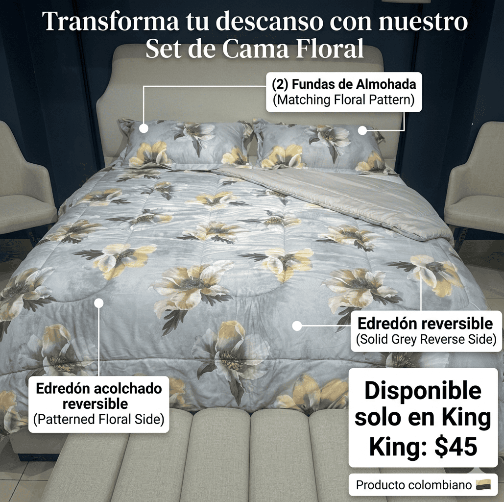 ⭐NUEVO💤 - COMFORTER SPAZIOS DISEÑO 06