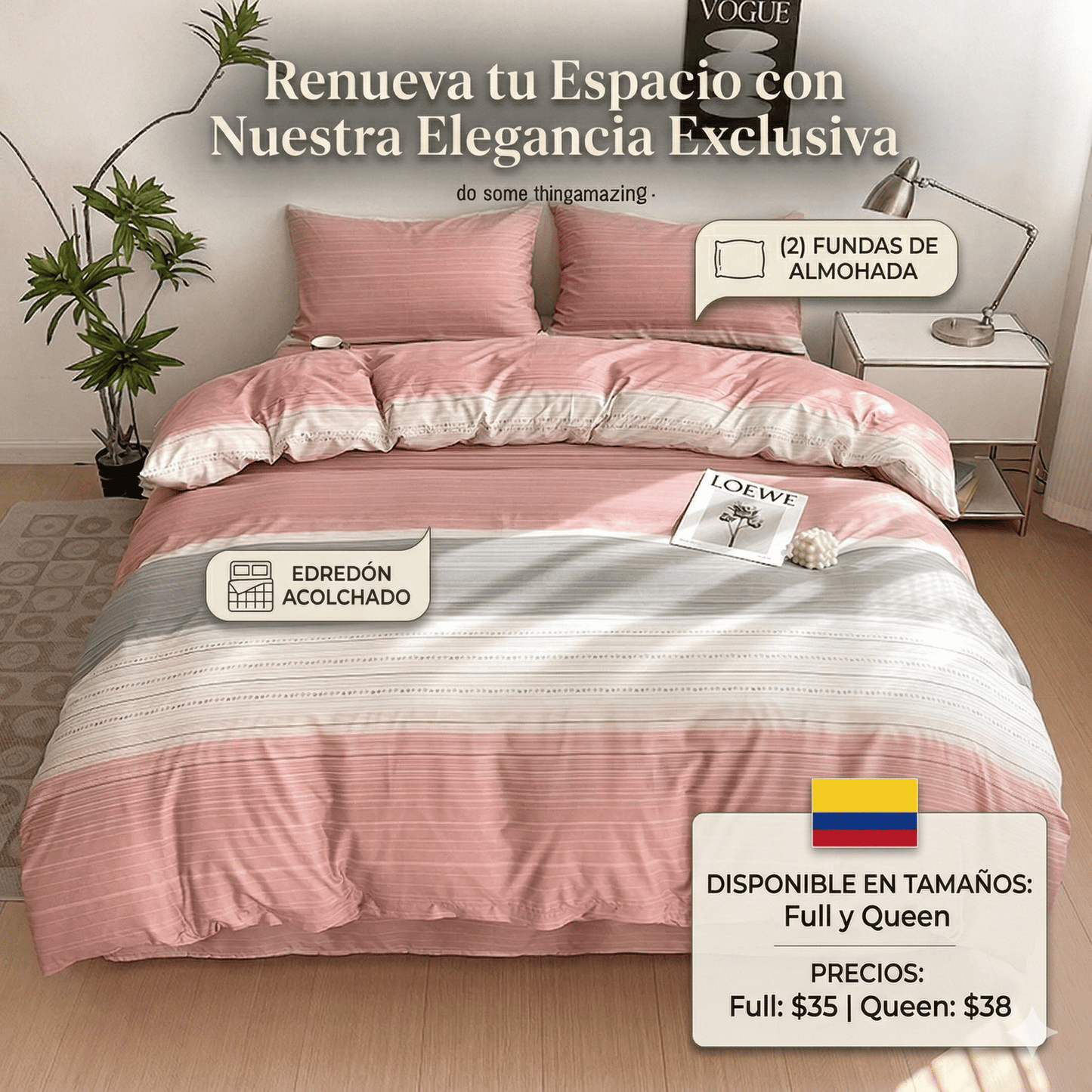 COMFORTER SPAZIOS DISEÑO 82