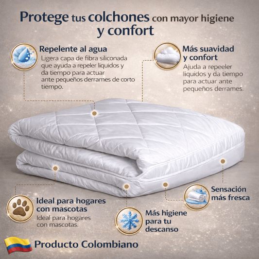 PROTECTOR DE COLCHON SEMI-ACOLCHADO